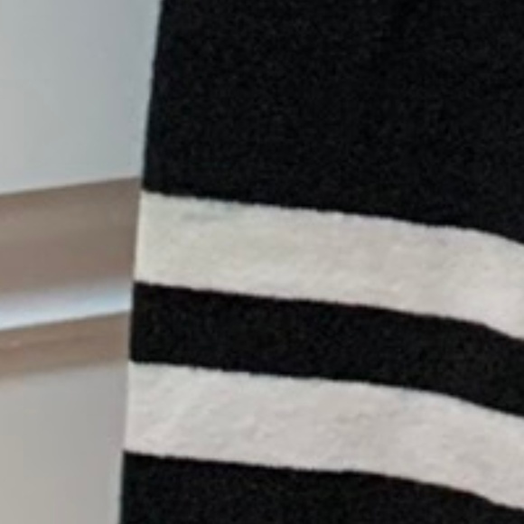 J. Crew SZ XSmall Sweater 100% Cotton Black White - Picture 7 of 8